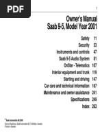 Download Saab 2001-9-5 Se Owners Manual by roderic SN193236011 doc pdf