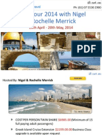 Israel Tour 2014 With Nigel & Rochelle Merrick