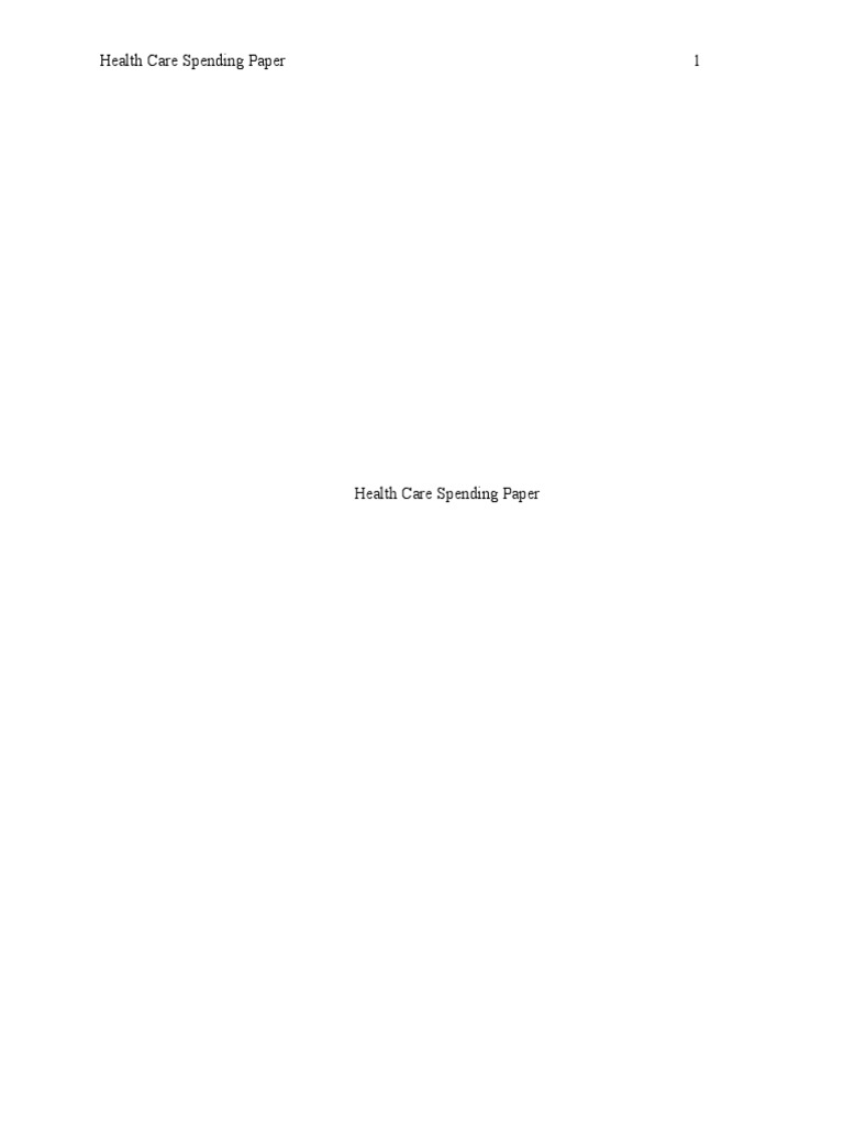 U.S. Health Care Spending Insights | PDF | Medicare (United States ...