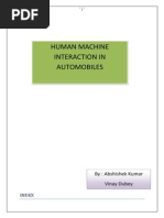 Human Machine Interface