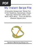 My Instant Swipe File | PDF | Copyright Infringement | Direct ...