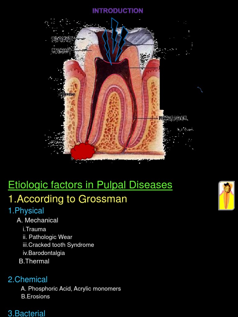 Classification of Pulpal Diseases | PDF | Human Tooth | Periodontology