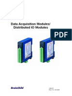 Data Acquisition Modules/ Distributed IO Modules: User Manual
