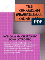 Pemeriksaan HCG Reproduksi