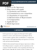 INTERNATIONAL SALES REPRESENTATIVE AGREEMENT SAMPLE