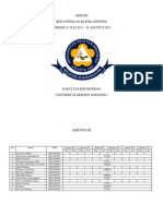 Absensi Kepaniteraan Klinik Anestesi PERIODE 21 JULI 2013 - 25 AGUSTUS 2013