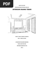 Perancangan Interior Ruang Tidur