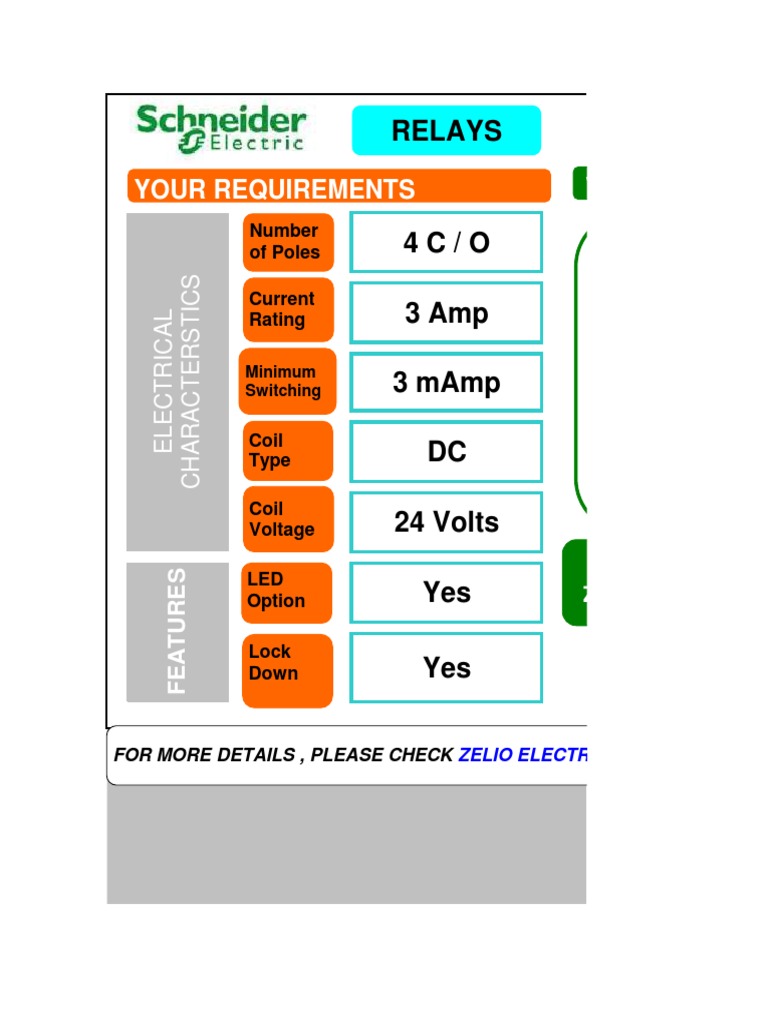 Zelio Electromechanical Relays Guide | PDF | Alternating Current ...