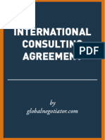 International Consulting Agreement Sample