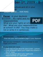 Get Your Daybook and Sit in Your Assigned Seat.: 1. (Paper Patrol ..Hint Hint)