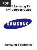 Samsung TV USB Firmware Upgrade Guide | PDF | Usb Flash Drive ...