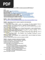 PASSO A PASSO Instalação do ORSE no sistema operacional MS Windows 7