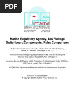 Electrical Marine Rules Comparison