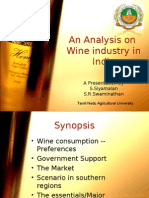 12897805 an Analysis on Indian Wine INdustry