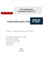 Cálculo Diferencial e Integral USC