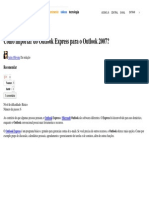 Como Importar Do Outlook Express para o Outlook 2007 - Dicas e Tutoriais - TechTudo
