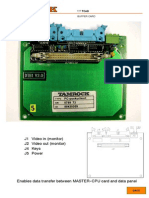 Training: J1 Video in (Monitor) J2 Video Out (Monitor) J4 Keys J5 Power