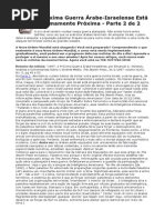 A Próxima Guerra Árabe-Israelense Está Extremamente Próxima - Parte 2 de 2