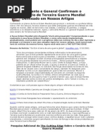 Almirante e General Confirmam o Cenário de Terceira Guerra Mundial Delineado em Nossos Artigos