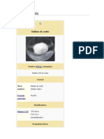 Sulfato de Sodio