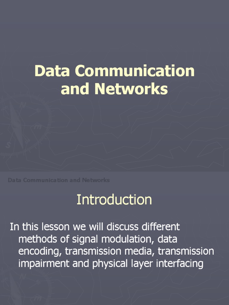 Data Communication and Modulation Techniques | PDF