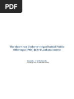 Download The Short-Run Underpricing of Initial Public Offerings-Jayantha C Kothalawala by Jayantha Chandrakumar Kothalawala SN193401127 doc pdf