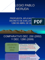 Colegio Pablo Neruda Prop. Evaluacion