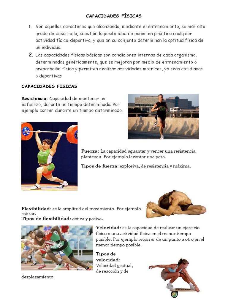 Capacidades Fisicas São Definidas Como Atributo Fisico