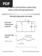 2.2. Inductor Volt-Second Balance, Capacitor Charge Balance, and The Small Ripple Approximation