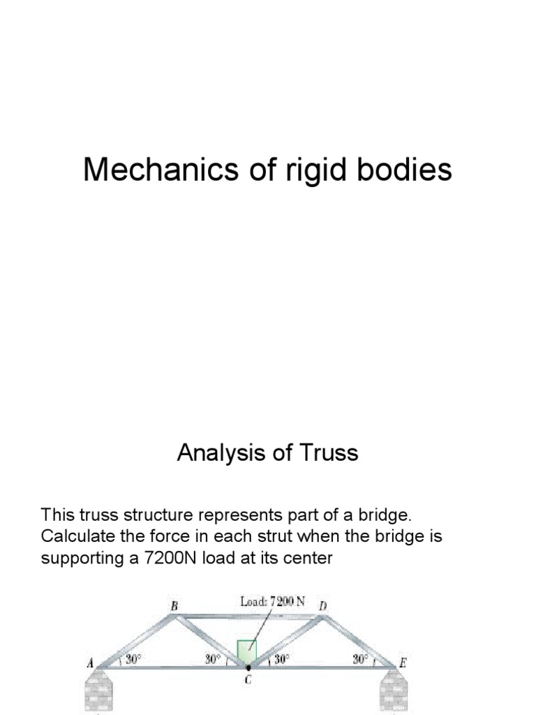 Mechanics of Rigid Bodies PDF