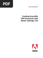 Creating Accessible PDF Documents with Adobe® InDesign® CS4