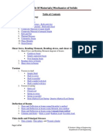 Strength of Materials & Mechanics of Solids