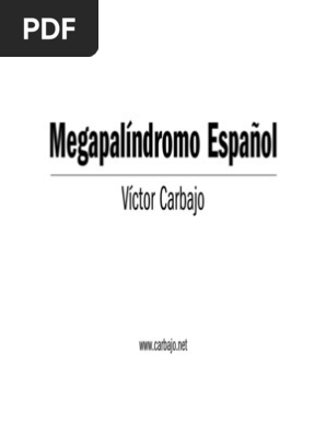 Carbajo Megapalindromo