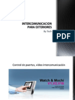 Intercomunicacion para Exteriores