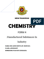 Chemistry: Form 4 Manufactured Substances in Industry
