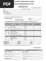 Coaching Classes Form S-2014