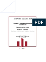 Seminario FIMIT SGR - GUALTIERO TAMBURINI - Scenario e Andamento Del Mercato Immobiliare