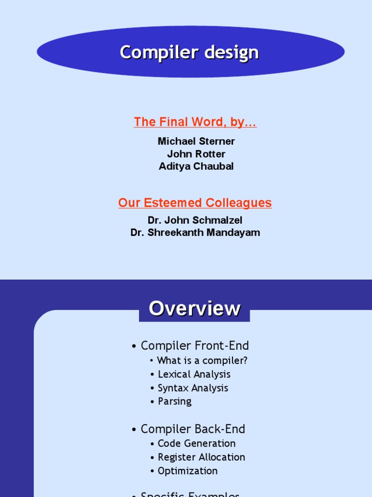 Compiler | PDF