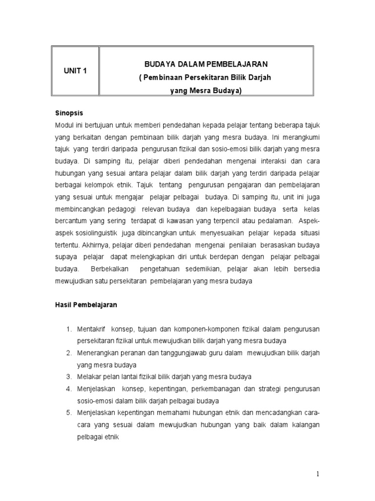 Modul EDU 3106