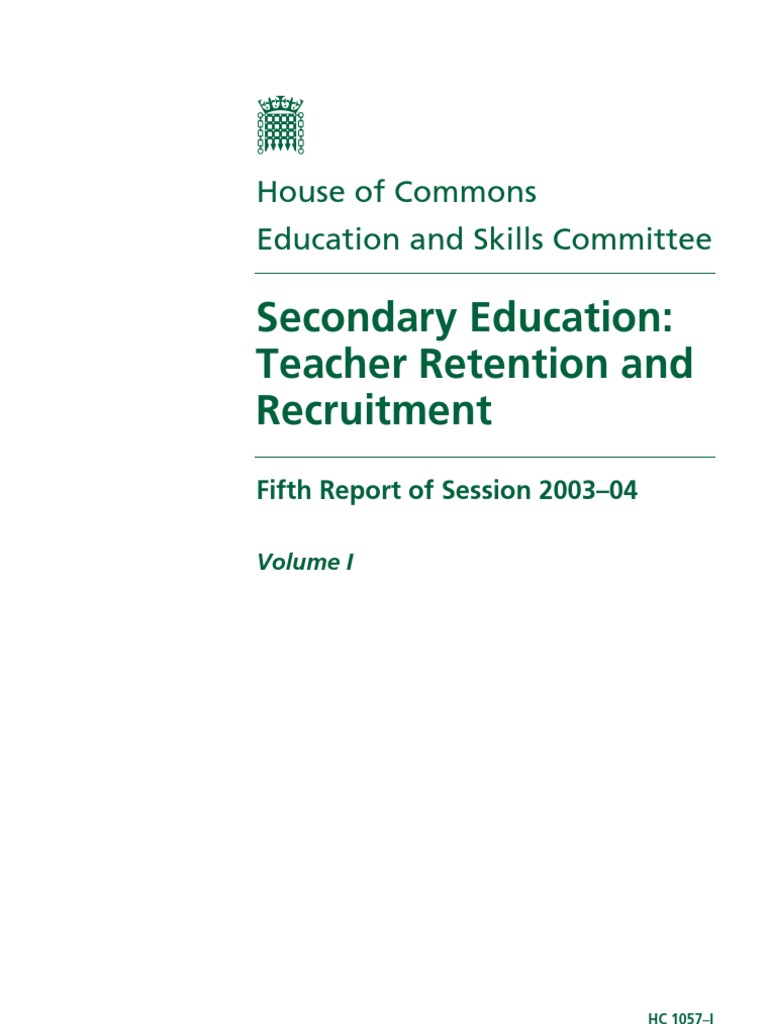 Teacher Retention and Recruitment | PDF | Teacher Education | Teachers