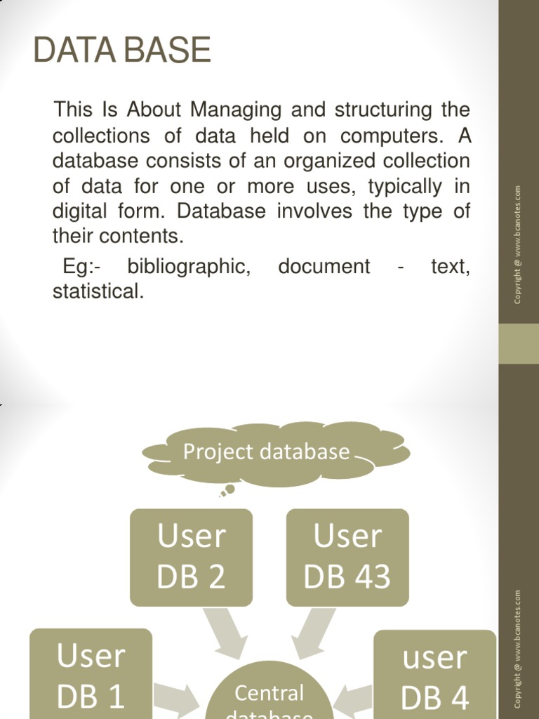 Database | PDF