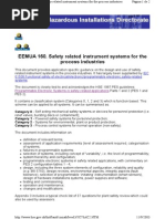 HSE - EEMUA 160. Safety Related Instrument Systems Forthe Process Industries