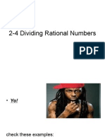 2-4 Dividing Rational Numbers