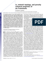 Chemical Structure, Network Topology, And Porosity Effects on the Mechanical Properties of Zeolitic Imidazolate Framework