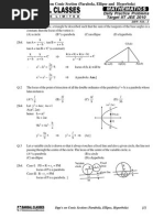 Conic Section DPP