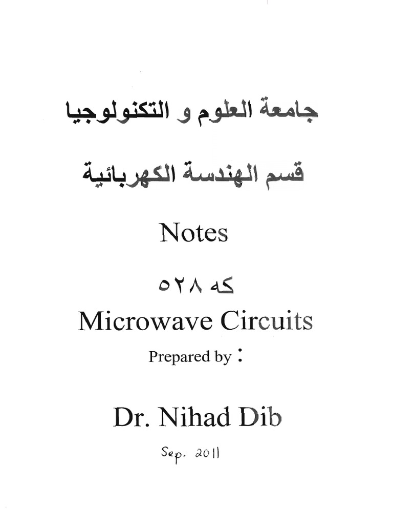 Microwave Engineering Complete Notes | PDF