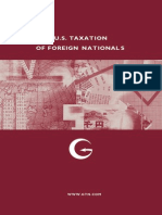 US Taxation of Foreign Nationals