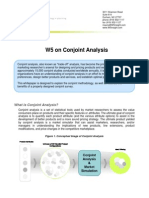 W5 On Conjoint Analysis