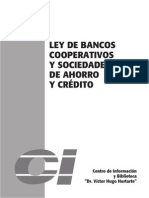 Ley de Bancos Cooperativos y Sociedades de Ahorro y Credito