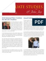 Graduate Studies Newsletter Fall 2009 